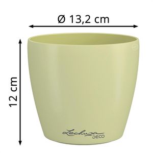 Produktbild für Übertopf Lechuza-DECO 12, linde, Ø 13 x 12 cm
