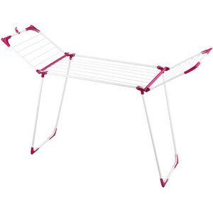 Produktbild für Wäscheständer Wenko Summer Dry, weiß / bordeaux