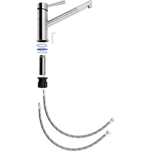 Produktbild für Küchenarmatur Cornat Fuerte 3176, Edelstahl