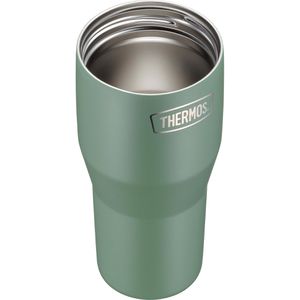 Produktbild für Thermobecher Thermos RS Flip Straw green mat, grün