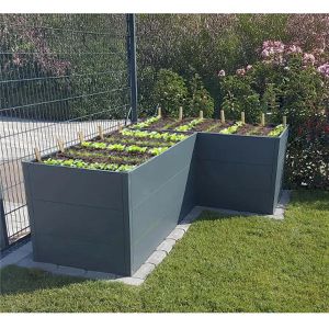 Produktbild für Hochbeet Metzler 37665, aus Stahl