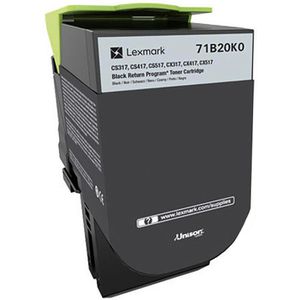 Produktbild für Toner Lexmark 71B20K0 Prebate, schwarz