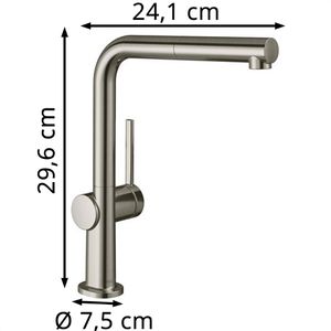 Produktbild für Küchenarmatur hansgrohe Talis M54, Edelstahl