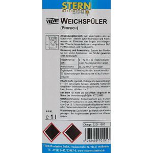 Produktbild für Weichspüler Stern Velvet 106669, Pfirsich, Konzentrat