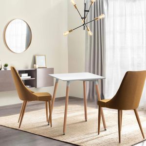 Produktbild für Esstisch CLP Viborg, 202780802, weiß / buche