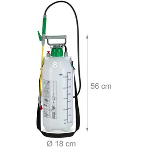 Produktbild für Drucksprüher Relaxdays 8 Liter