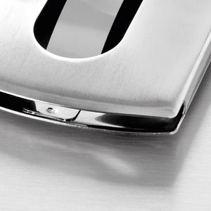 Produktbild für Visitenkartenetui Sigel VZ120 Snap, silber