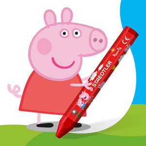 Produktbild für Wachsmalstifte Staedtler Noris junior Peppa Pig 224
