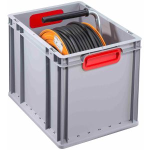Produktbild für Eurobox Allit ProfiPlus EuroBox 432, grau, 28,5 Liter