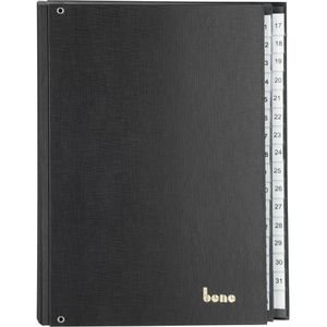 Produktbild für Pultordner bene 75416SW, A4, 1-31