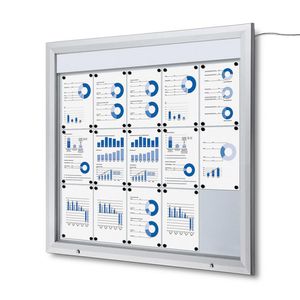 Produktbild für Schaukasten Showdown-Displays T-Linie LED B1 außen