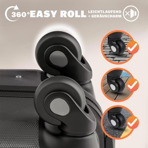 Produktbild für Koffer Monzana Baseline schwarz