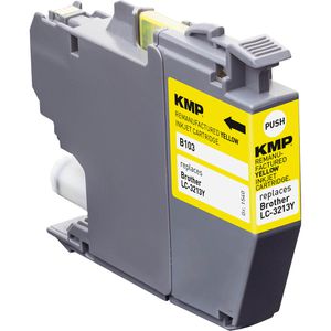 Produktbild für Tinte KMP B103 für Brother LC-3213Y
