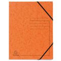Eckspanner Exacompta 555414E, A4 orange, 355g/m² Karton, 5 Stück