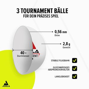 Produktbild für Tischtennisschläger Joola Duo Pro, 6-teiliges Set