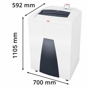 Produktbild für Aktenvernichter HSM Securio P44i, 1871121, mit Rollen
