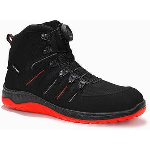 Sicherheitsschuhe ELTEN Maddox BOA black-red Mid, ESD, S3S
