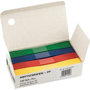 Produktbild für Heftstreifen Wekre 34 x 150mm, farbig sortiert