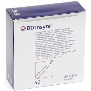 Produktbild für Kanülen BD Insyte Venenverweilkatheter, 50 Stück