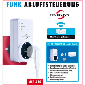 Produktbild für Abluftsteuerung Protector ASF 510 Funk
