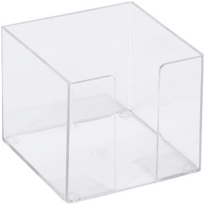 Zettelbox Böttcher-AG glasklar, 10,5 x 10,5 cm