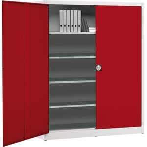 Produktbild für Werkzeugschrank Mauser WFG5-6-12, aus Metall, grau / rot