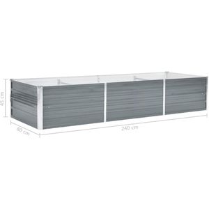 Produktbild für Hochbeet vidaXL 44842, aus verzinktem Stahl
