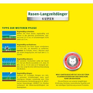 Produktbild für Dünger Wolf-Garten R-LD 250 Rasendünger Super