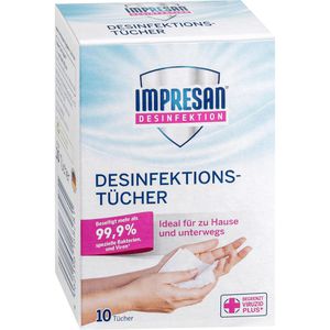 Desinfektionstücher Impresan einzeln verpackt