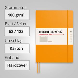 Produktbild für Notizbuch Leuchtturm1917 Master Slim, 368144, Karton Hardcover