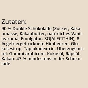 Produktbild für Schokofrüchte KoRo Gefriergetrocknete Himbeeren