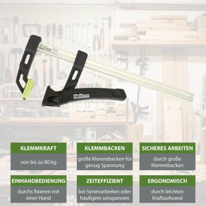 Produktbild für Einhandzwinge Trutzholm 73922, Set