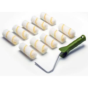 Farbroller Colorus Gelb-Streif, Polyacryl, 10cm