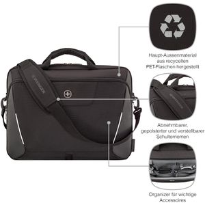 Produktbild für Laptoptasche Wenger XE Brief, 653301, schwarz