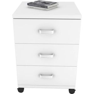 Produktbild für Rollcontainer VCM Tobila 917043, aus Holz, weiß