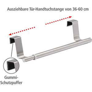 Produktbild für Handtuchhalter Wenko Teleskop 53245100, silber
