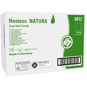 Produktbild für Papierhandtücher Hostess-NATURA 6812, 2-lagig