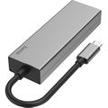 Zusatzbild USB-Hub Hama 200108, Aluminium, Netzwerk-Anschluss