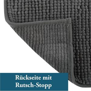 Produktbild für Badematte MSV Badteppich Chenille, 50 x 80 cm