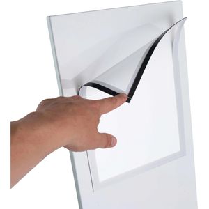 Produktbild für Infoständer Böttcher-AG Planar aus Stahl, weiß, A4
