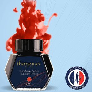 Produktbild für Tintenfass Waterman S0110730 Audacious Red