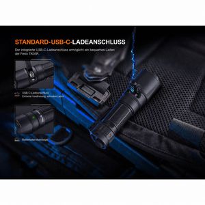 Produktbild für Taschenlampe Fenix TK05R, LED, aufladbar