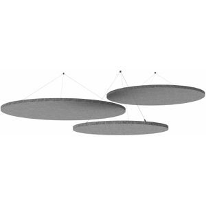 Akustikplatte Hammerbacher Deckensegel VADSRB1 für Decke, Set