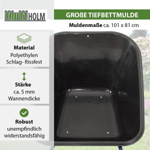 Produktbild für Schubkarre Trutzholm 41775, Tragkraft 300 kg