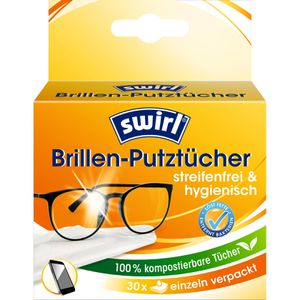 Brillenputztücher Swirl streifenfrei und hygienisch, feucht
