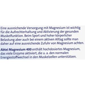 Produktbild für Magnesium Abtei 30 Tabletten