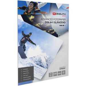 Produktbild für Fotopapier Monolith Advanced Glossy, für Inkjet, A4