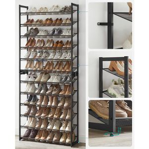 Produktbild für Schuhregal Songmics LMR12B, aus Metall