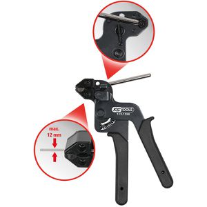 Produktbild für Kabelbinderzange KS-Tools 115.1590, Breite bis 12 mm