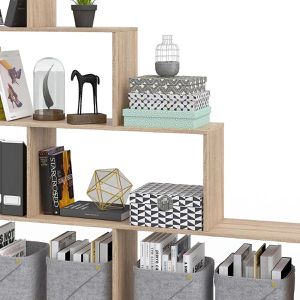 Produktbild für Bücherregal Vicco 55302, sonoma eiche